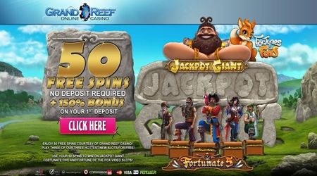 Grand Reef Casino 50 Free Spins